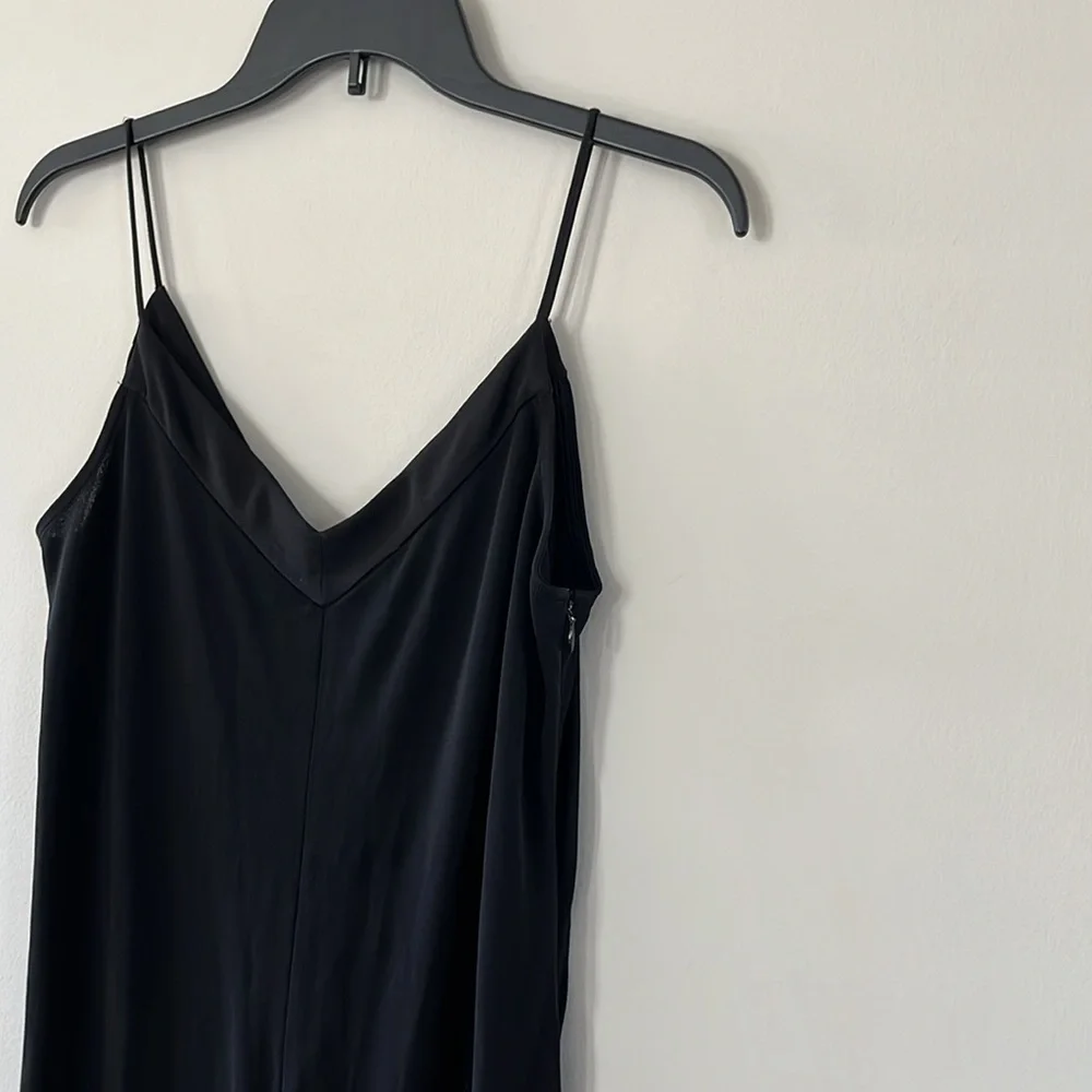 Mango Black Spaghetti Straps Jumpsuit Sz XS/S - Picture 7 of 12